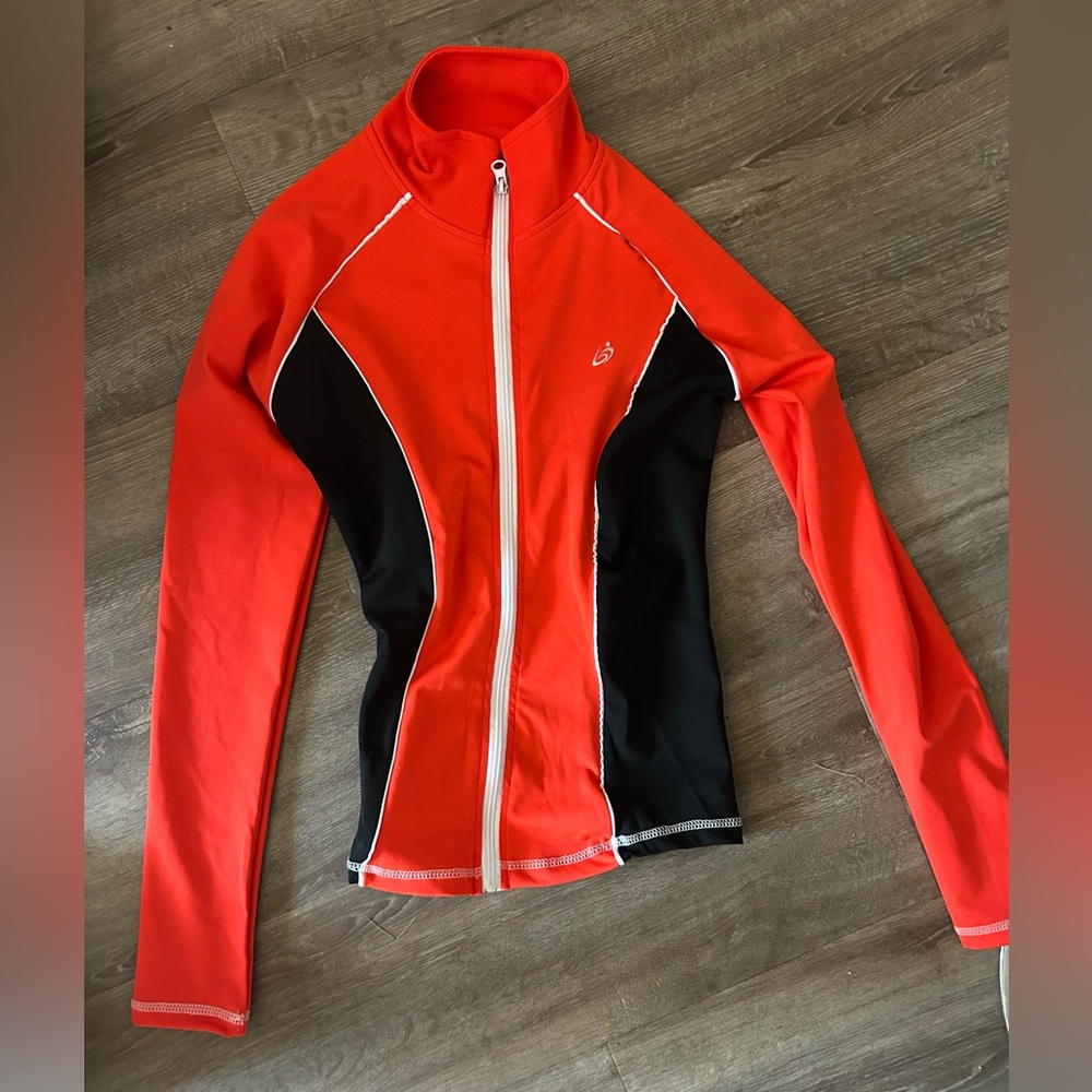Orange/Navy Track Jacket